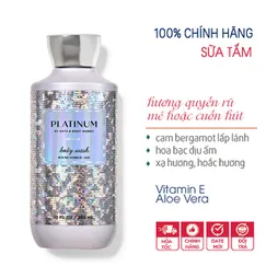 Sữa tắm Platinum dưỡng ẩm lưu hương mê hoặc khó cưỡng - Bath and Body Works 295ml [ Chính hãng Mỹ