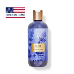 Sữa tắm tạo bọt Sleep Lavender Vanilla hương spa thư giãn Oải hương & Vani - Bath & Body Works | Chính hãng Mỹ - NEW