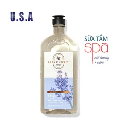 Sữa tắm tạo bọt Sleep Lavender Vanilla hương spa thư giãn Oải hương & Vani - Bath & Body Works | Chính hãng Mỹ