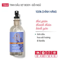Tinh Dầu Thư Giãn Xịt thơm gối ngủ & cơ thể - Sleep | Lavender & Vanilla - Bath & Body Works Aromatherapy | Chính hãng Mỹ 156ml