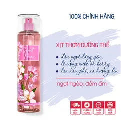 Xịt thơm toàn thân Sweet Pea mùi ngọt đằm thắm - Bath and Body Works body mist 236ml | Chính hãng Mỹ