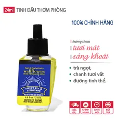 Tinh Dầu thơm Xông Phòng Sweet Tea & Lemonade hương trà chanh sảng khoái - Bath & Body Works 24ml - Chính hãng U.S.A.