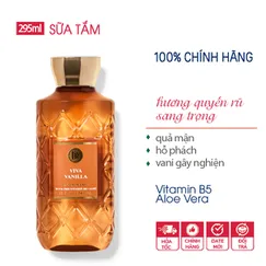 Sữa tắm Viva Vanilla dưỡng ẩm lưu hương sang trọng cuốn hút - Bath and Body Works 295ml [ Chính hãng Mỹ