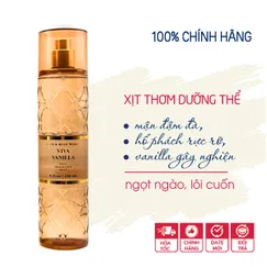 Xịt thơm toàn thân Viva Vanilla body mist hương nước hoa sang trọng, cuốn hút - Bath and Body Works 236ml | Chính hãng Mỹ