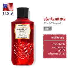 Sữa tắm | Gội đầu | Rửa mặt Whiskey Toast  dành cho nam 3 in 1 - Bath & Body Works 295ml | Chính hãng Mỹ
