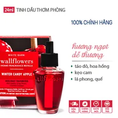 Tinh Dầu thơm Xông Phòng Winter Candy Apple - Bath & Body Works 24ml - Chính hãng U.S.A.