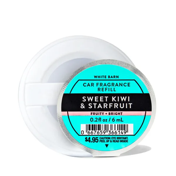 Nước Hoa Tinh Dầu Khử Mùi Làm Thơm Xe Hơi Ô tô Sweet Kiwi Starfruit hương trái cây ngọt mát - Bath & Body Works 6ml | Chính hãng Mỹ