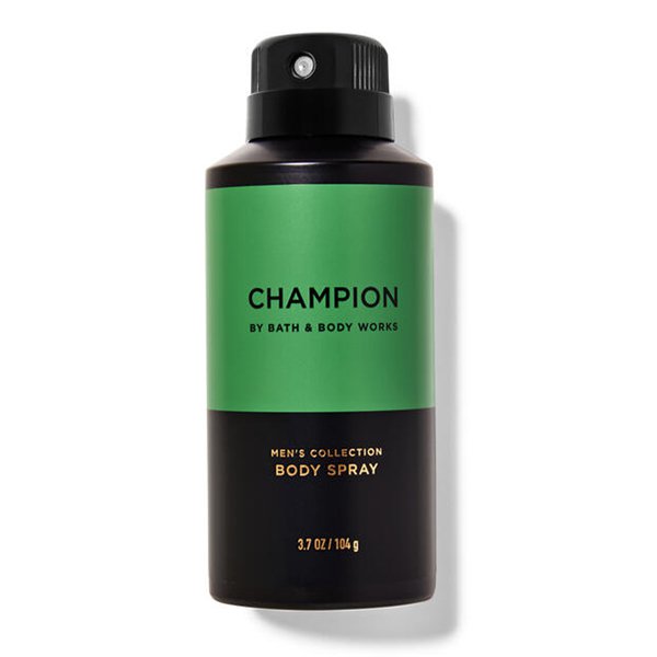 Xịt khử mùi toàn thân nam Champion - Bath and Body Works 104g