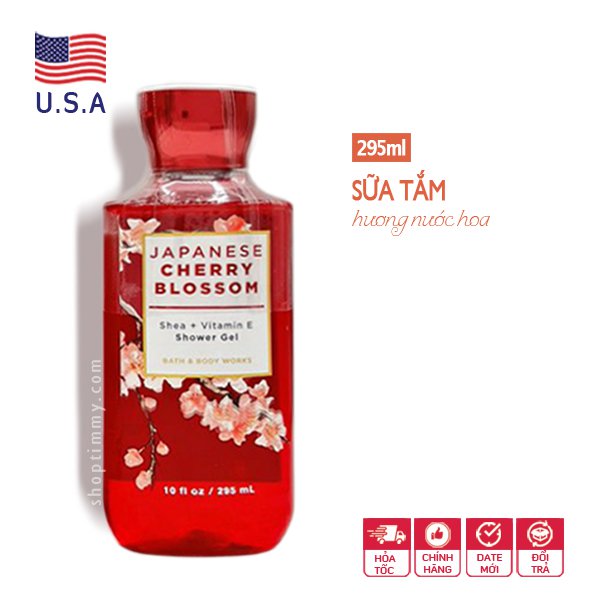Sữa tắm Japanese Cherry Blossom - Bath & Body Works 295ml