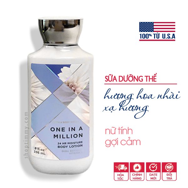 Sữa dưỡng thể One in a Million lotion - Bath and Body Works 236ml