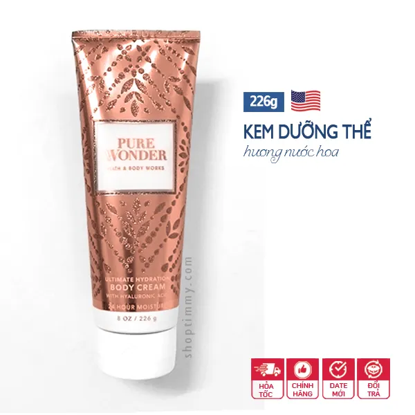 Kem Dưỡng Thể Pure Wonder - Bath And Body Works 226g - Chính Hãng Mỹ