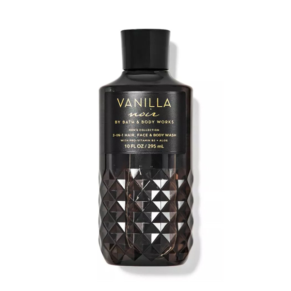 Sữa tắm gội đầu rửa mặt 3in1 cho nam Vanilla Noir - Bath and Body Works 295ml | Chính hãng Mỹ