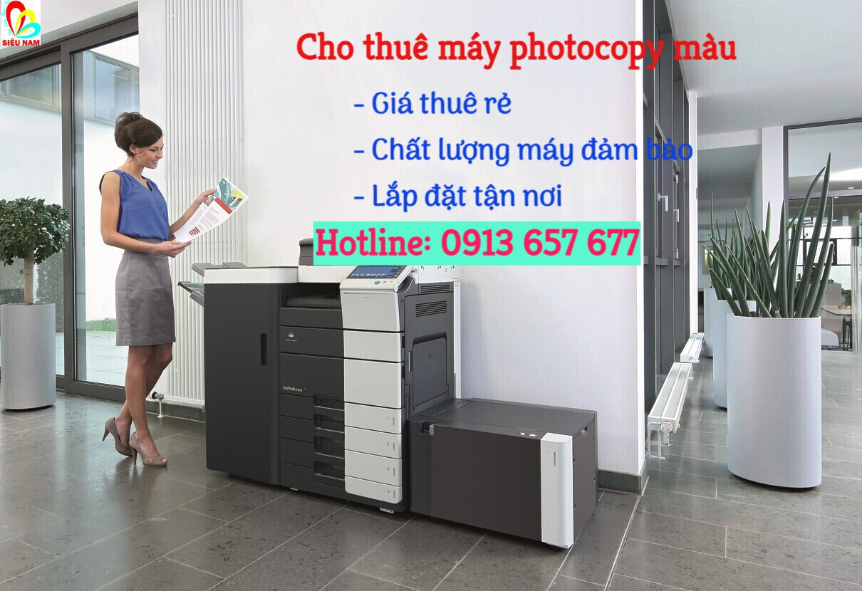 Dịch vụ cho thuê máy photocopy màu của SIêu Nam Dịch vụ cho thuê máy photocopy màu của SIêu Nam