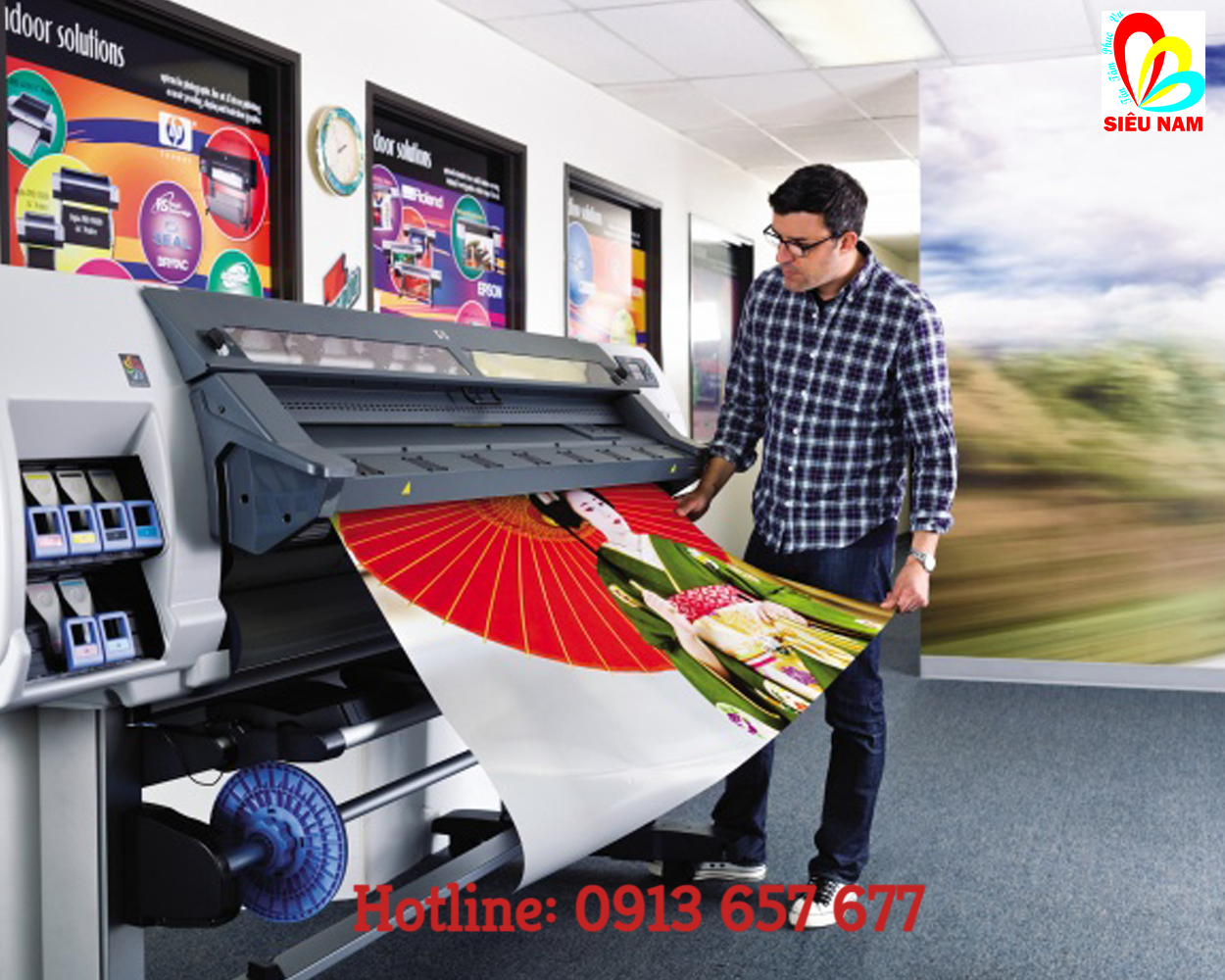 Máy in công nghiệp khổ lớn Máy in công nghiệp khổ lớn