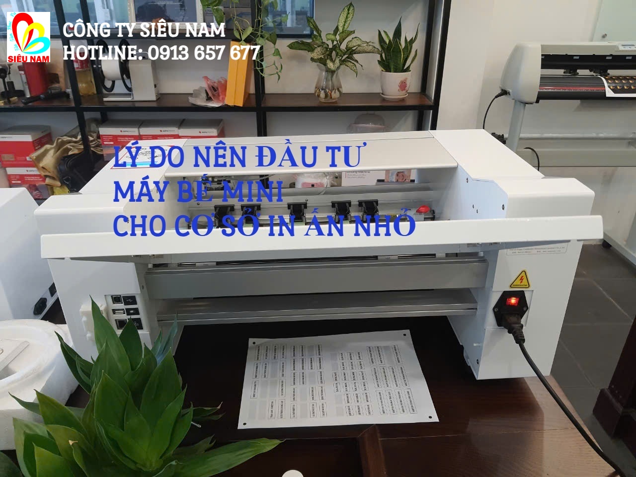 Lý do nên đầu tư máy bế mini cho cơ sở in ân nhỏ Lý do nên đầu tư máy bế mini cho cơ sở in ân nhỏ