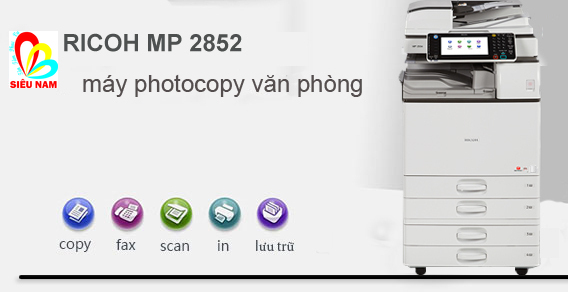 Tổng quan máy photocopy Ricoh Aficio MP 2852 Tổng quan máy photocopy Ricoh Aficio MP 2852