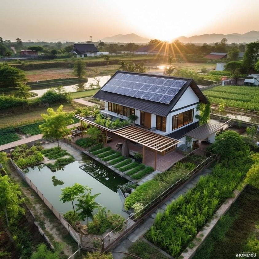 Lắp điện năng lượng mặt trời giúp gia chủ chủ động nguồn điện