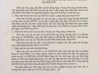 Đẩy mạnh phát triển điện mặt trời áp mái