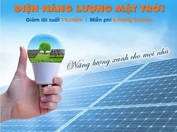 Ngân hàng đua cho vay tiền lắp điện năng lượng mặt trời