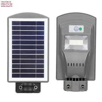 Đèn led năng lượng mặt trời 40w tấm pin liền