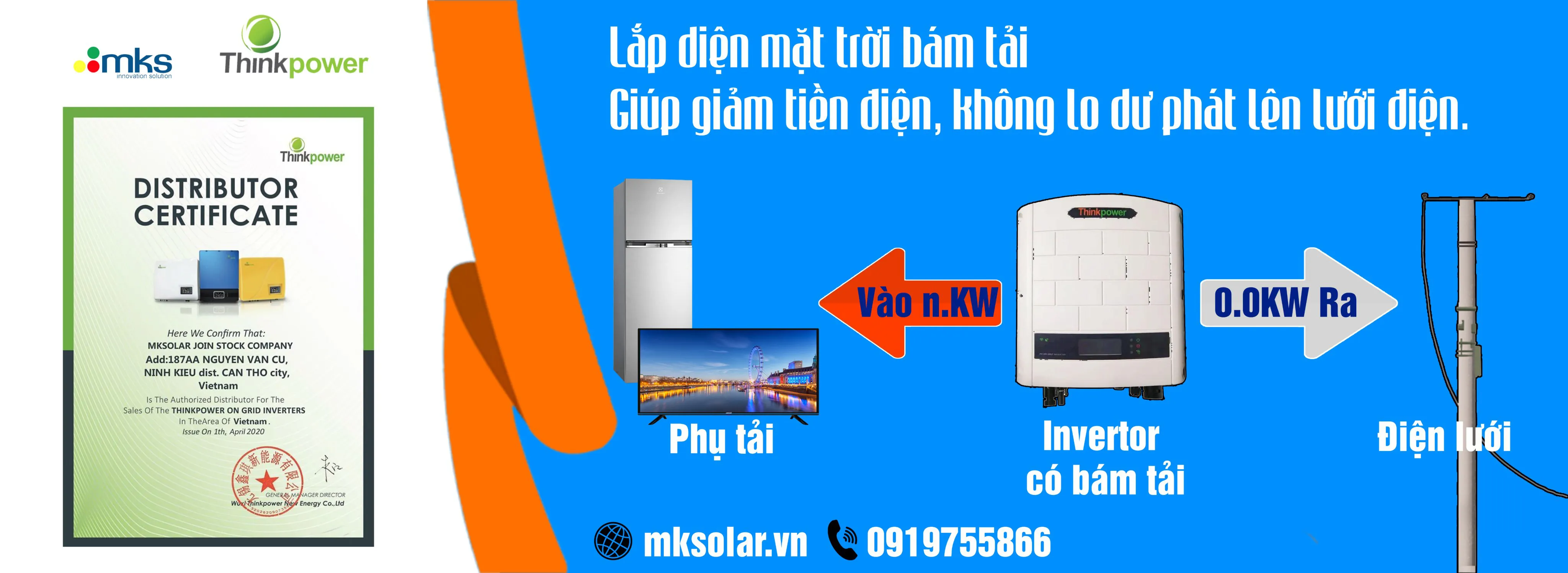 Chức năng hòa lưới bám tải của Inverter Thinkpower