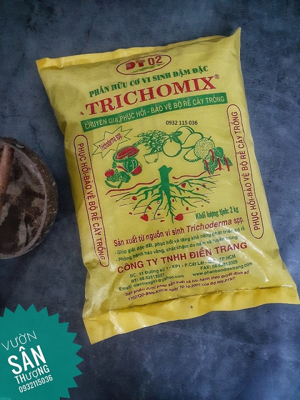 Phân bón cải tạo đất Trichomix Điền Trang gói 2kg