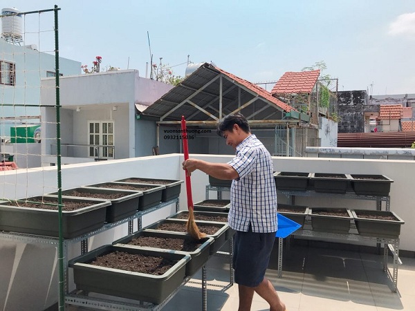 lắp giàn xong chuẩn bị dọn dẹp lắp giàn xong chuẩn bị dọn dẹp