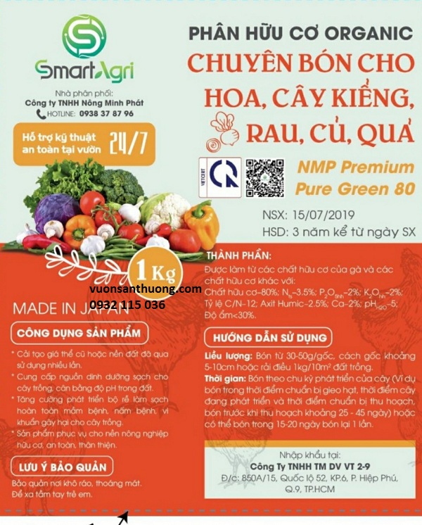 phân bón hữu cơ khoáng