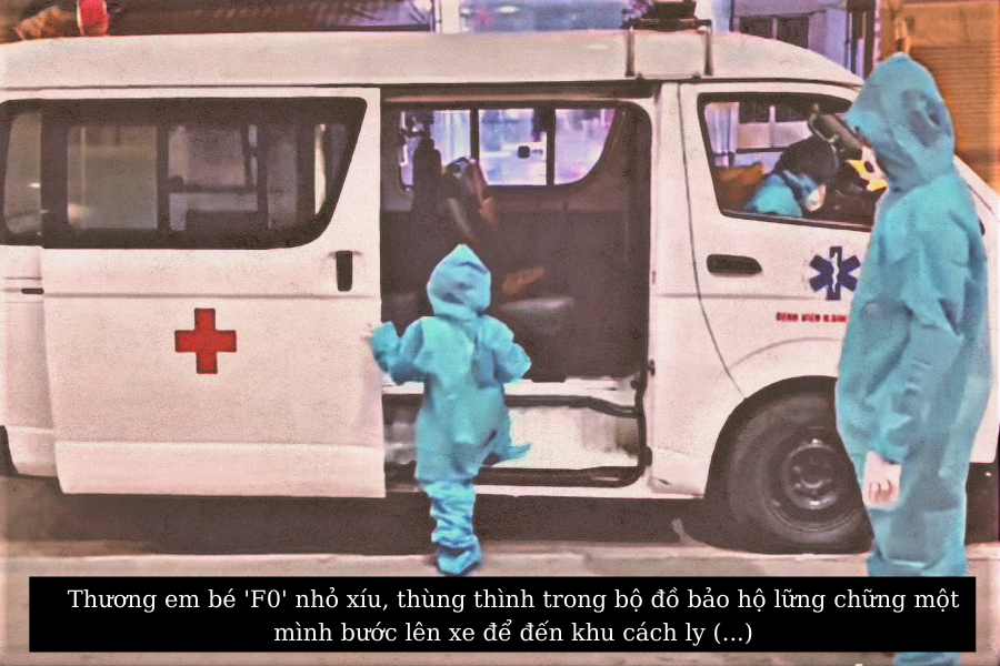 Hình ảnh đã lấy nước mắt của nhiều người: Em bé mắc covid một mình lên xe đi cách ly tại TP. Hồ Chí Minh Hình ảnh đã lấy nước mắt của nhiều người: Em bé mắc covid một mình lên xe đi cách ly tại TP. Hồ Chí Minh
