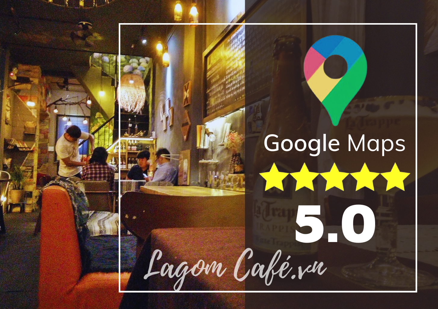rating google map lagom cafe lounge quan 3 hcm