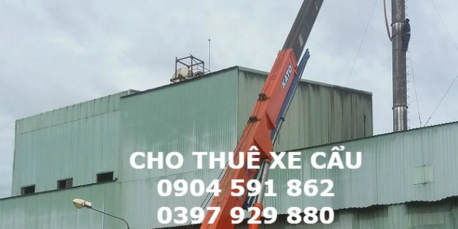 Công ty cho thuê xe cẩu chuyên dùng tại khu công nghiệp Vsip 2