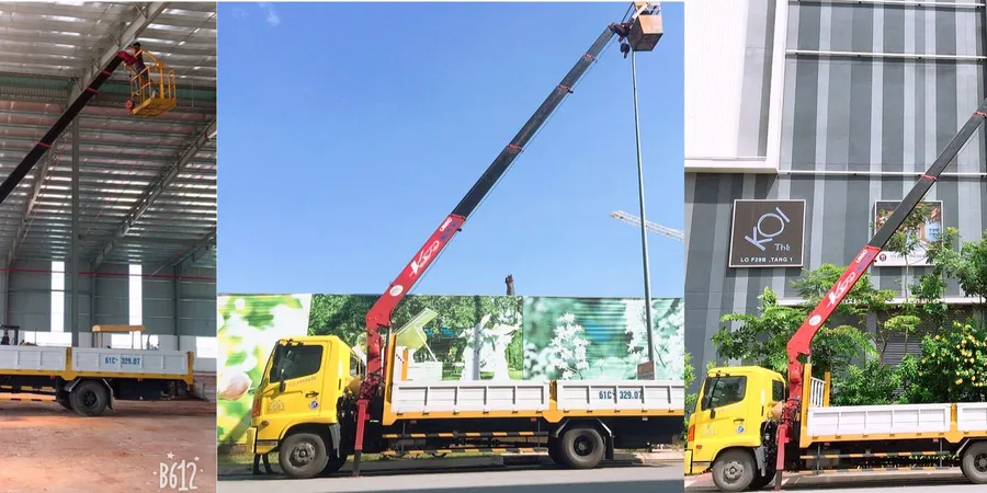 Cho thuê xe cẩu người giá rẻ nhất tại khu công nghiệp Long Thành Đồng Nai
