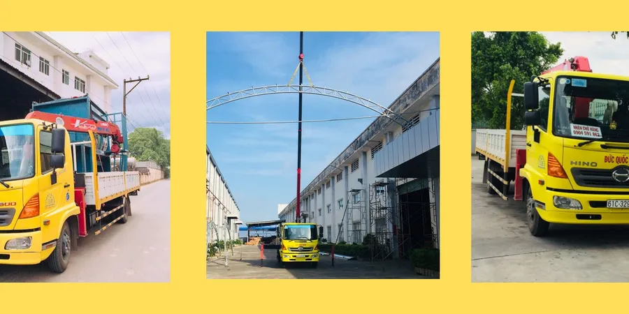 Cho thuê xe cẩu người tại Đức Hòa Long An