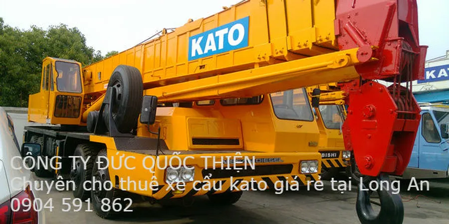 Dịch vụ cho thuê xe cẩu kato giá rẻ tại Long An