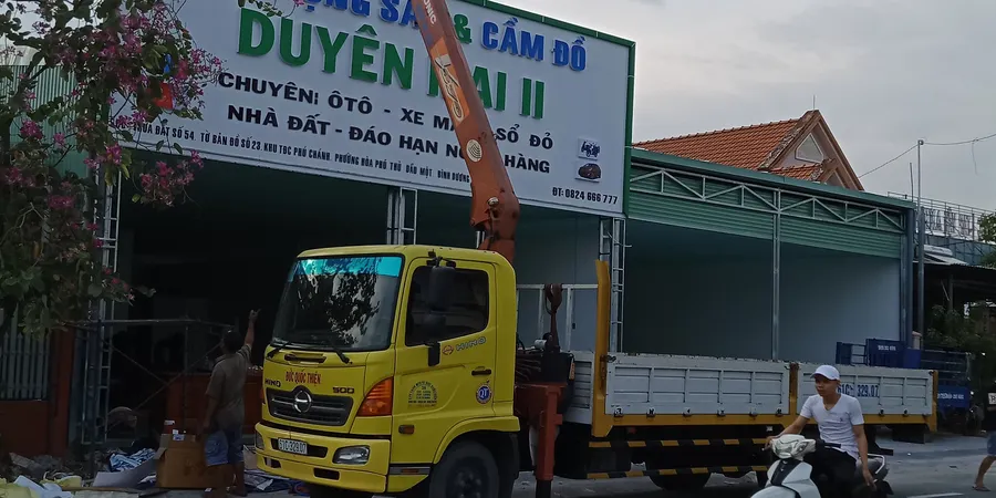 Cho thuê xe cẩu Bình Dương Đức Quốc Thiện