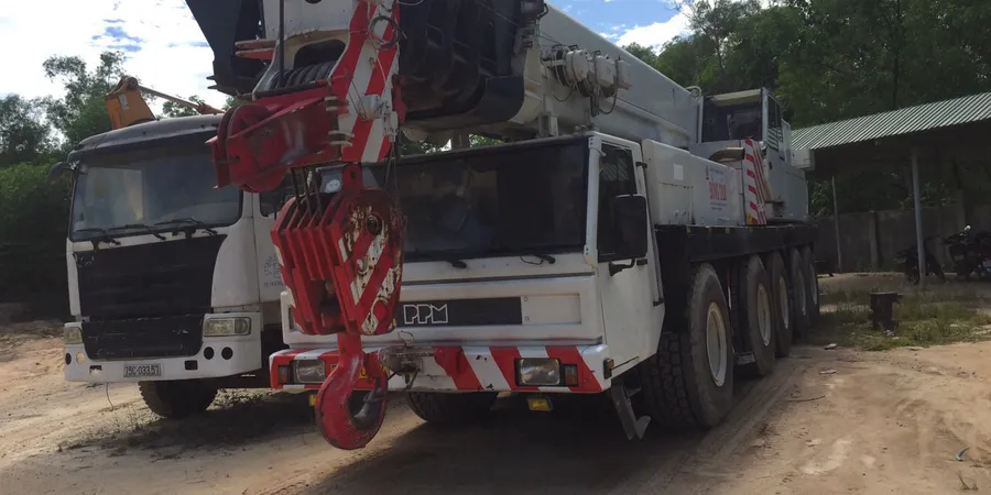 Công ty cho thuê xe cẩu kato giá rẻ tại khu công nghiệp Đồng An