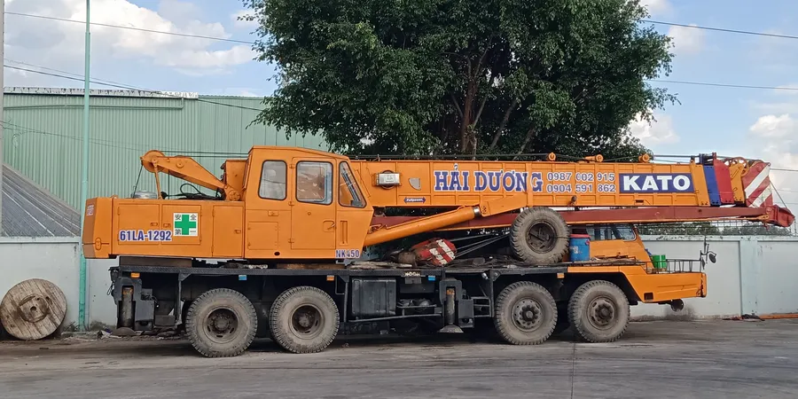 Giá dịch vụ cho thuê xe cẩu kato ở Bình Dương