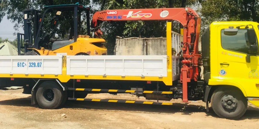 Cho thuê xe tải cẩu tại khu công nghiệp Trảng Bảng Tây Ninh