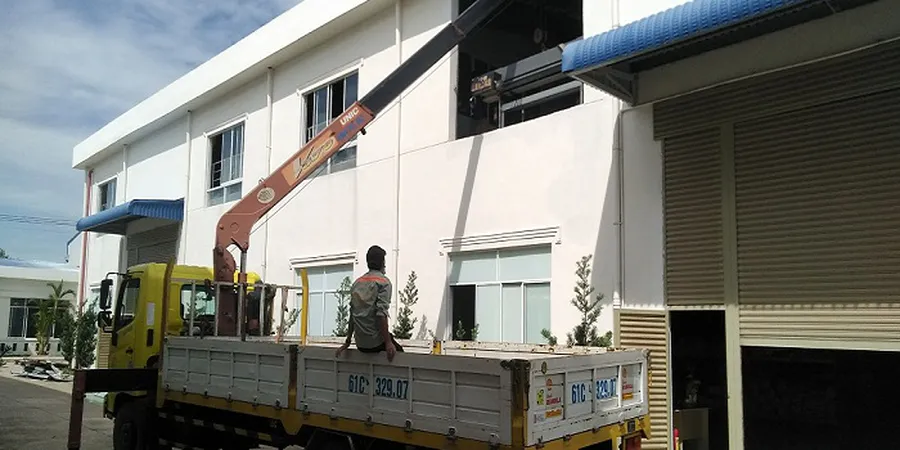 Di dời máy móc ở Bình Dương