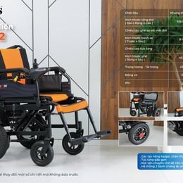 Xe lăn điện LUCASS VX - 102 (Cũ XE - 1002)