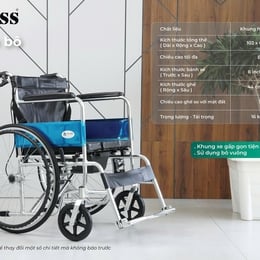 Xe lăn bô vệ sinh Lucass V88