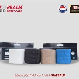 Băng cuộn thể thao co giãn tự dính Starbalm 5cm x 4.5m (Hộp 3 cuộn)