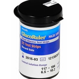 Que thử đường huyết Microlife Gluco Ruler MGR100 (25 que)