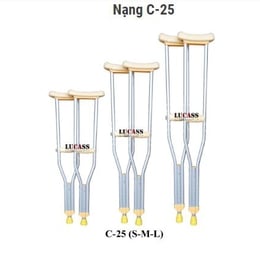 Nạng chống tập đi Lucass C-25