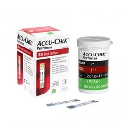Que thử đường huyết Accu Chek Performa (25 que)