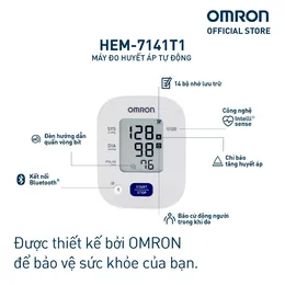 Máy Đo Huyết Áp Tự Động Bluetooth OMRON HEM-7141T1