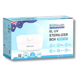 Hộp tiệt trùng UV 6 Lít BIOHEALTH BH5100 tích hợp sấy khô nhanh chóng
