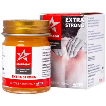 Cao xoa bóp giảm đau Starbalm Đỏ làm nóng mạnh 25g
