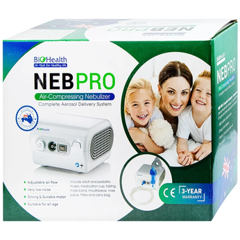 Máy xông mũi họng BIOHEALTH – Neb Pro