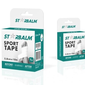 Băng vải thể thao màu trắng Starbalm 3.8cm x 10m
